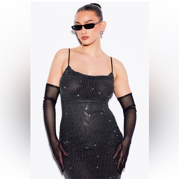 NWT❣️❣️GORGEOUS Black Sequin Embellished Dress Sz XL 👗🪩💎 - Picture 14 of 14